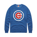 Chicago Cubs Homage Royal Logo Crewneck Sweatshirt product image 1, provided for visual reference and product detail review