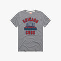 Chicago Cubs Homage Wrigley Field Scoreboard Grey T-Shirt product image 1, provided for visual reference and product detail