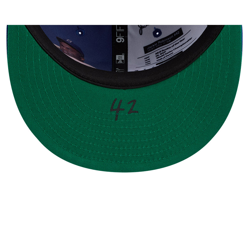 Chicago Cubs Jackie Robinson New Era 9FIFTY Home Snapback Hat product image 7, provided for visual reference and product