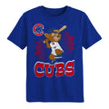 Chicago Cubs Kids 4-7 Clark Mascot Royal T-Shirt product image 1, provided for visual reference and product detail review