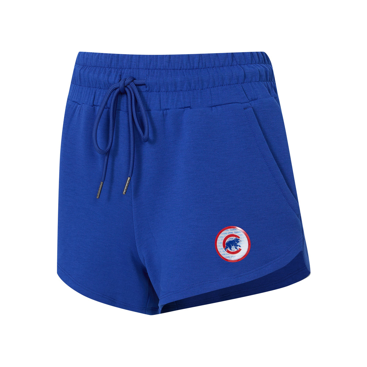 Chicago Cubs Ladies Alt 2 Logo Palisade Shorts product image 1, provided for visual reference and product detail review