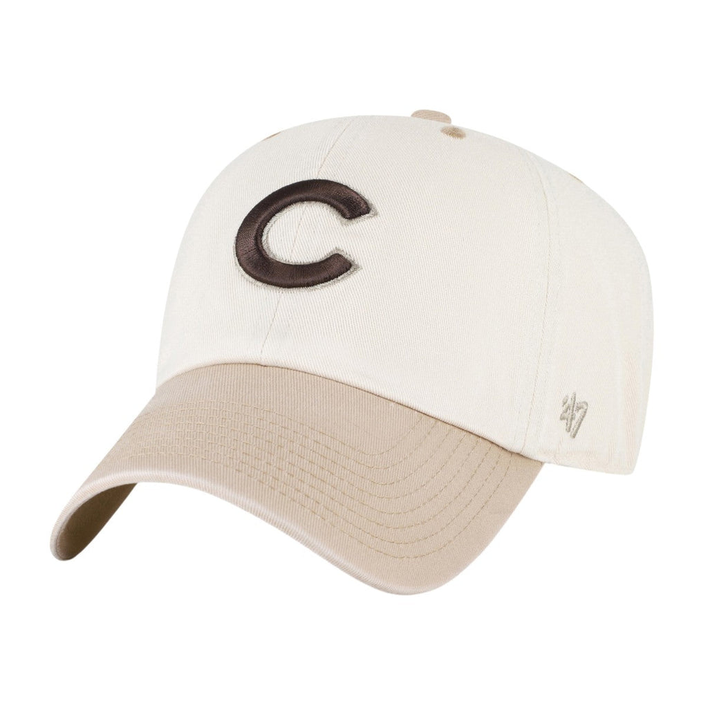 Chicago Cubs Natural Neutral Terrain '47 Clean Up Adjustable Hat product image 1, provided for visual reference and product