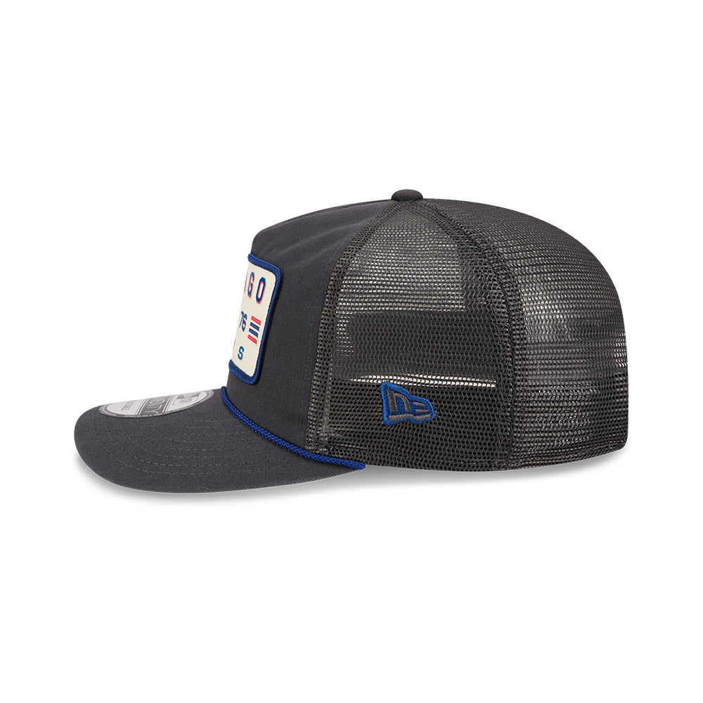 Chicago Cubs New Era 1920 Washed Grey Rope Adjustable Hat product image 4, provided for visual reference and product detail