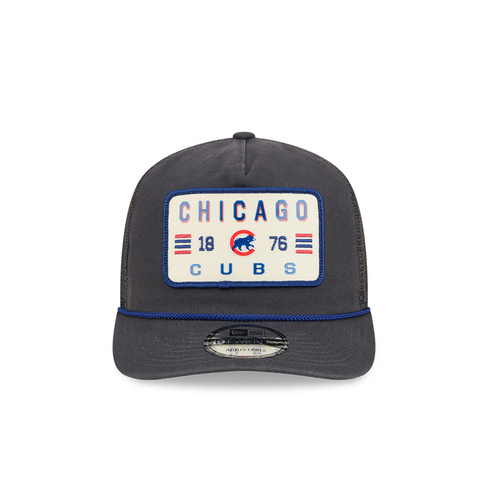 Chicago Cubs New Era 1920 Washed Grey Rope Adjustable Hat product image 2, provided for visual reference and product detail