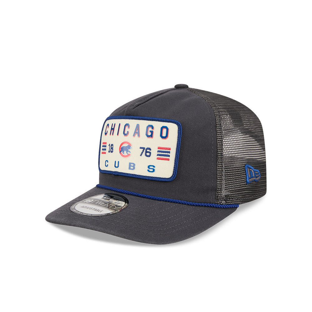 Chicago Cubs New Era 1920 Washed Grey Rope Adjustable Hat product image 3, provided for visual reference and product detail