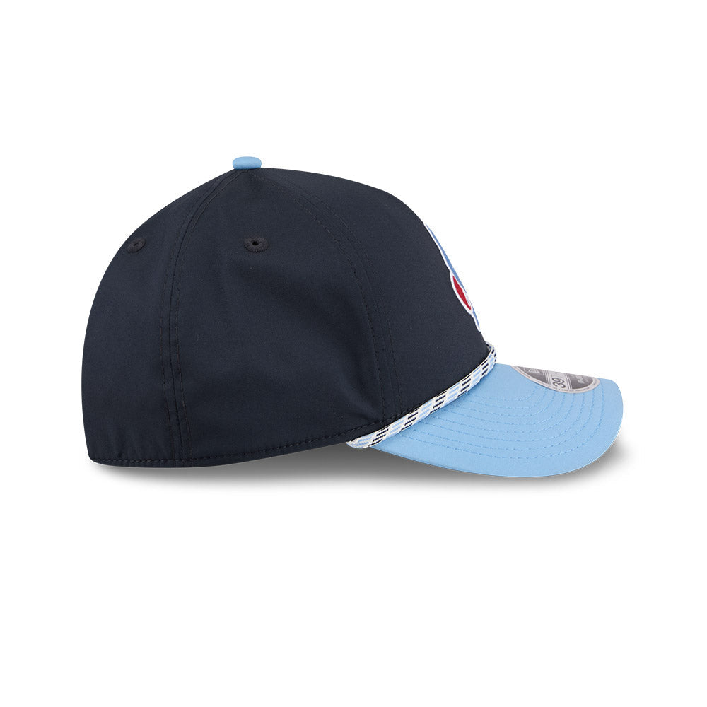 Chicago Cubs New Era 39THIRTY M-Crown A-Frame Rock Bear Rope Flex Fit Hat product image 4, provided for visual reference and
