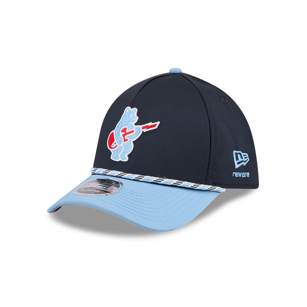 Chicago Cubs New Era 39THIRTY M-Crown A-Frame Rock Bear Rope Flex Fit Hat product image 3, provided for visual reference and