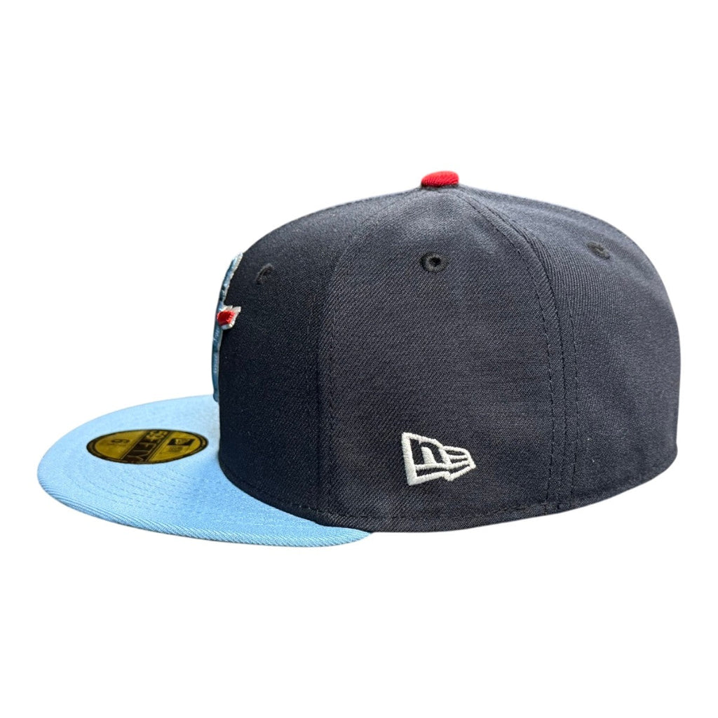 Chicago Cubs New Era 59FIFTY Navy Rock Bear Fitted Hat product image 5, provided for visual reference and product detail