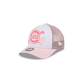 Chicago Cubs New Era 940 M-Crown A-Frame Pink Play Youth Hat product image 1, provided for visual reference and product