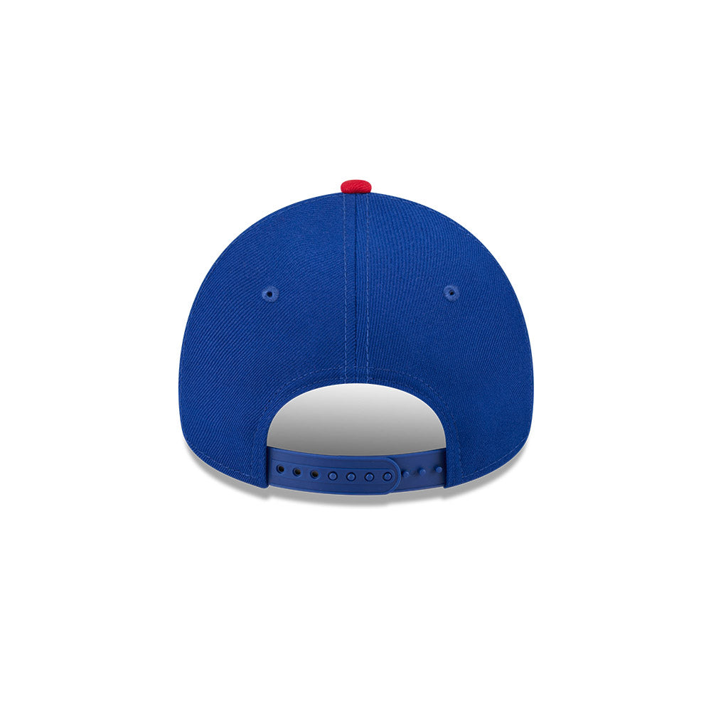 Chicago Cubs New Era 9FORTY A-Frame Royal Home Adjustable Hat product image 7, provided for visual reference and product