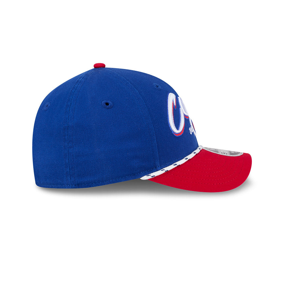 Chicago Cubs New Era 9FORTY M-Crown Team Loyal Royal/Red Rope Adjustable Hat product image 4, provided for visual reference
