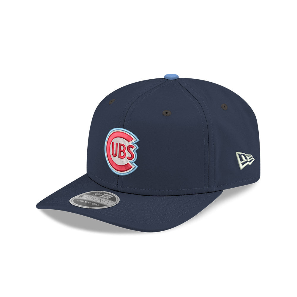 Chicago Cubs New Era 9SEVENTY Navy 1941 Stretch-Snap 150th Year Anniversary Adjustable Hat product image 3, provided for