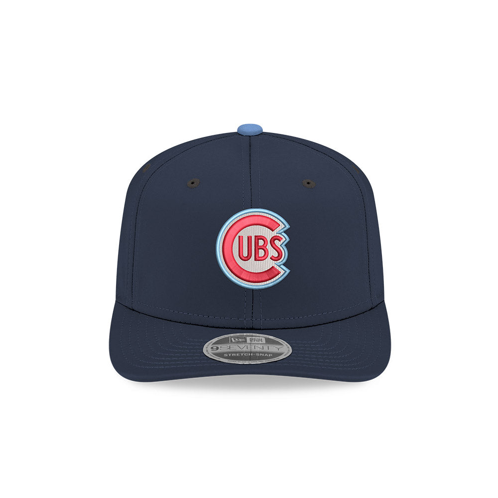 Chicago Cubs New Era 9SEVENTY Navy 1941 Stretch-Snap 150th Year Anniversary Adjustable Hat product image 2, provided for