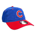 Chicago Cubs New Era 9TWENTY Red Bill Adjustable Hat product image 1, provided for visual reference and product detail review