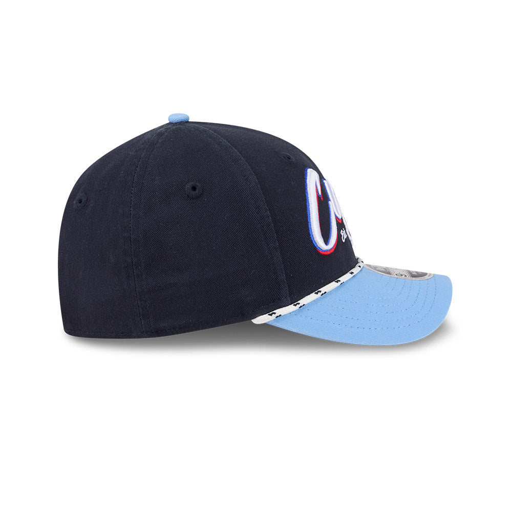 Chicago Cubs New Era Navy Rock Bear 9FORTY M-Crown Rope Adjustable Hat product image 4, provided for visual reference and