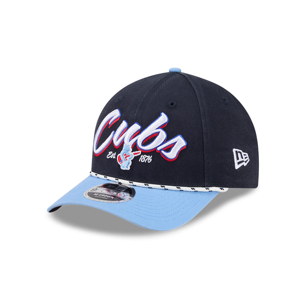 Chicago Cubs New Era Navy Rock Bear 9FORTY M-Crown Rope Adjustable Hat product image 3, provided for visual reference and