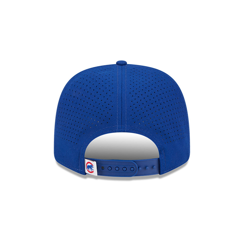 Chicago Cubs New Era Royal 9SEVENTY EG Perforated Stretch-Snap Adjustable Hat product image 6, provided for visual reference
