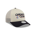 Chicago Cubs New Era Tan/Navy Retro Rock Bear 9FORTY A-Frame Adjustable Hat product image 1, provided for visual reference