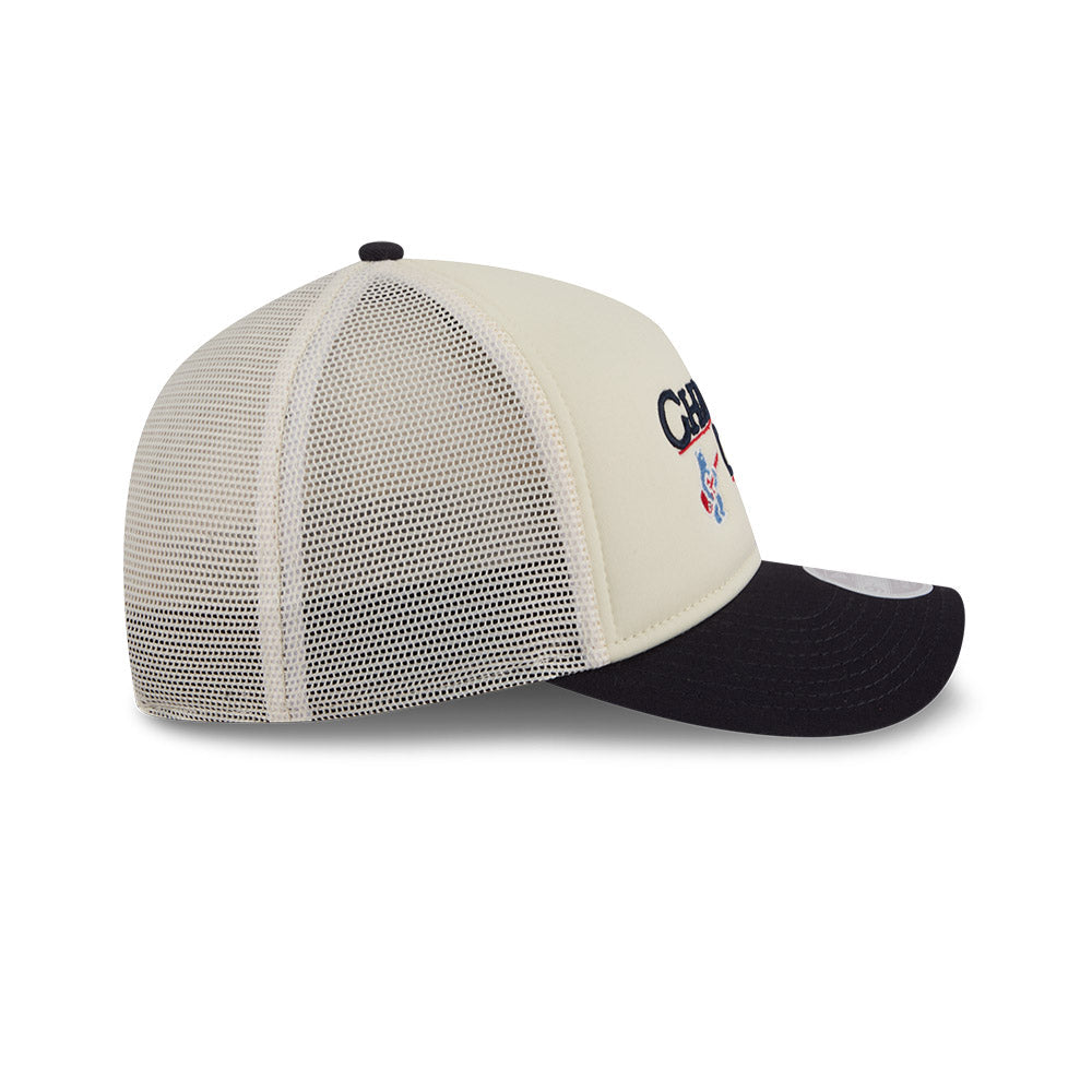 Chicago Cubs New Era Tan/Navy Retro Rock Bear 9FORTY A-Frame Adjustable Hat product image 5, provided for visual reference