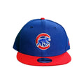Chicago Cubs New Era Youth 9FIFTY Royal/Red Crawl Bear Snapback Hat product image 1, provided for visual reference and
