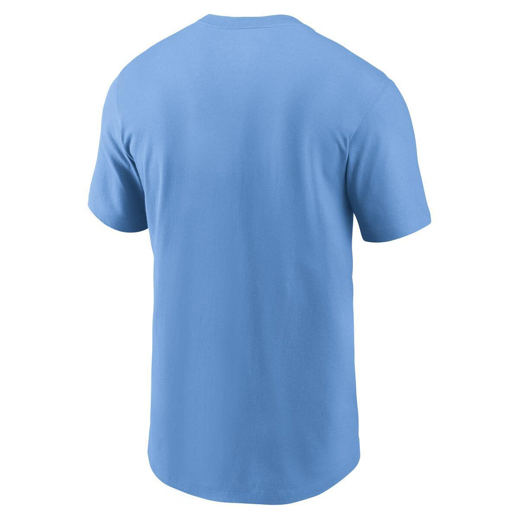 Chicago Cubs Nike Men Valor Blue 1984 Logo T-Shirt product image 3, provided for visual reference and product detail review