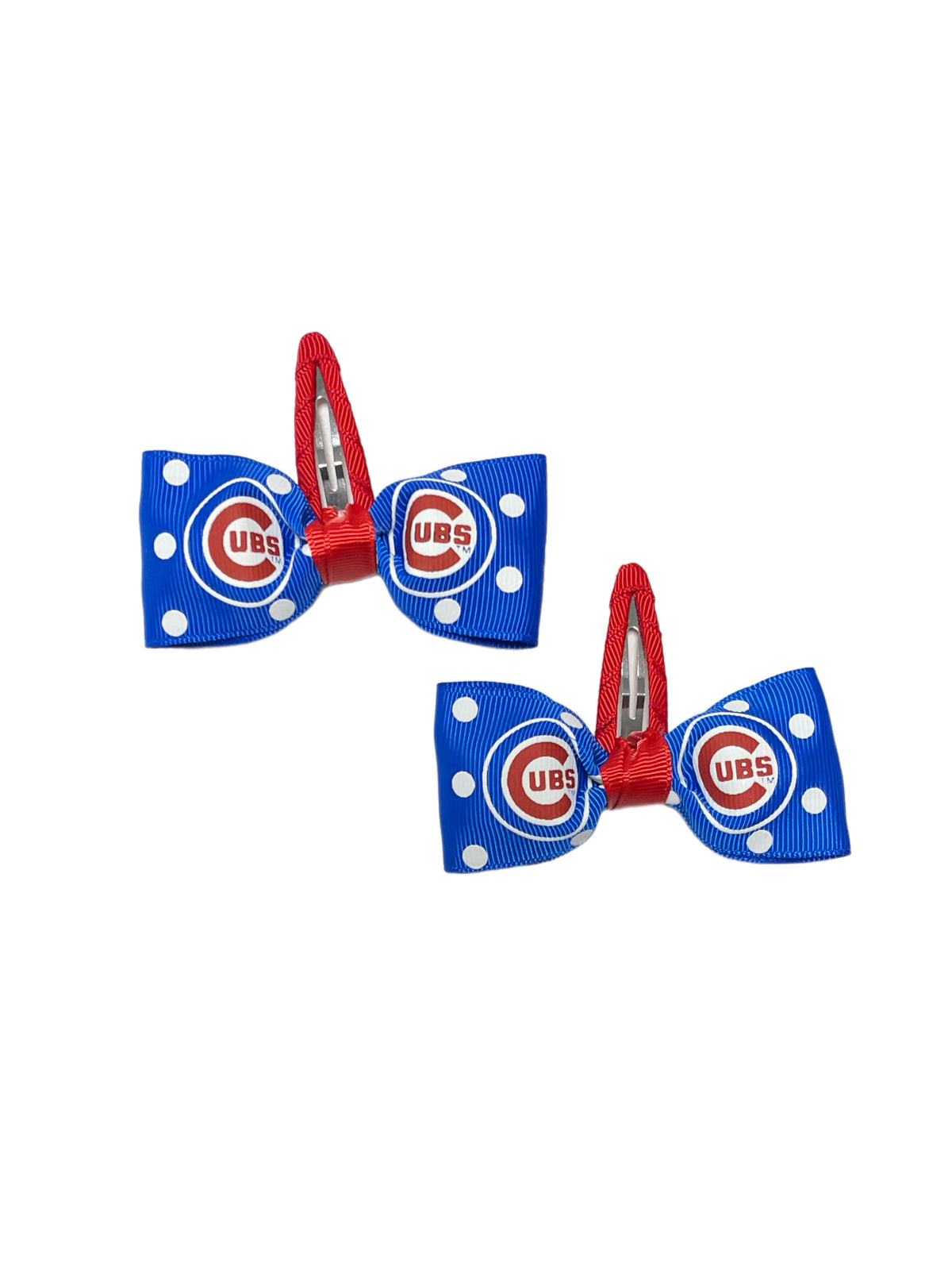 Chicago Cubs Polka Dot Clippies product image 1, provided for visual reference and product detail review