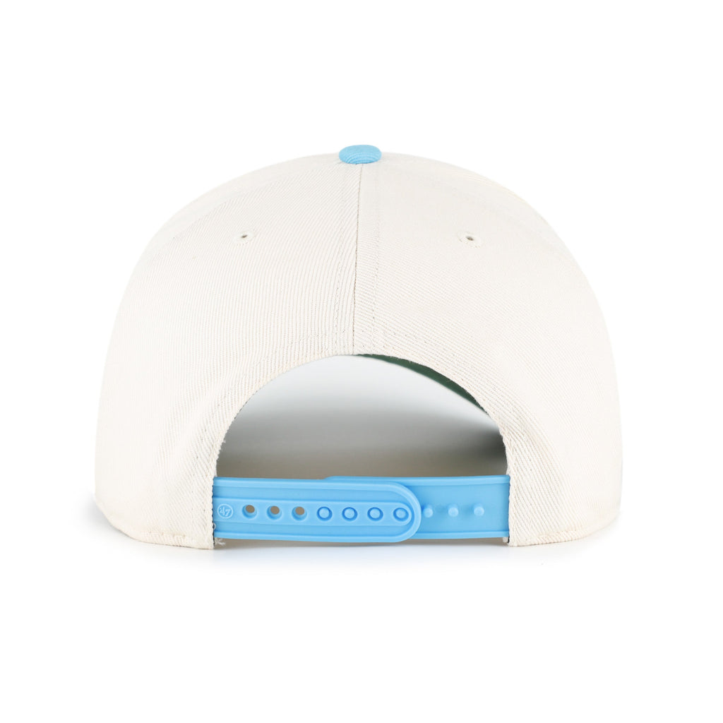 Chicago Cubs Pomona Alt 2 Natural/Baby Blue '47 Hitch Adjustable Hat product image 3, provided for visual reference and