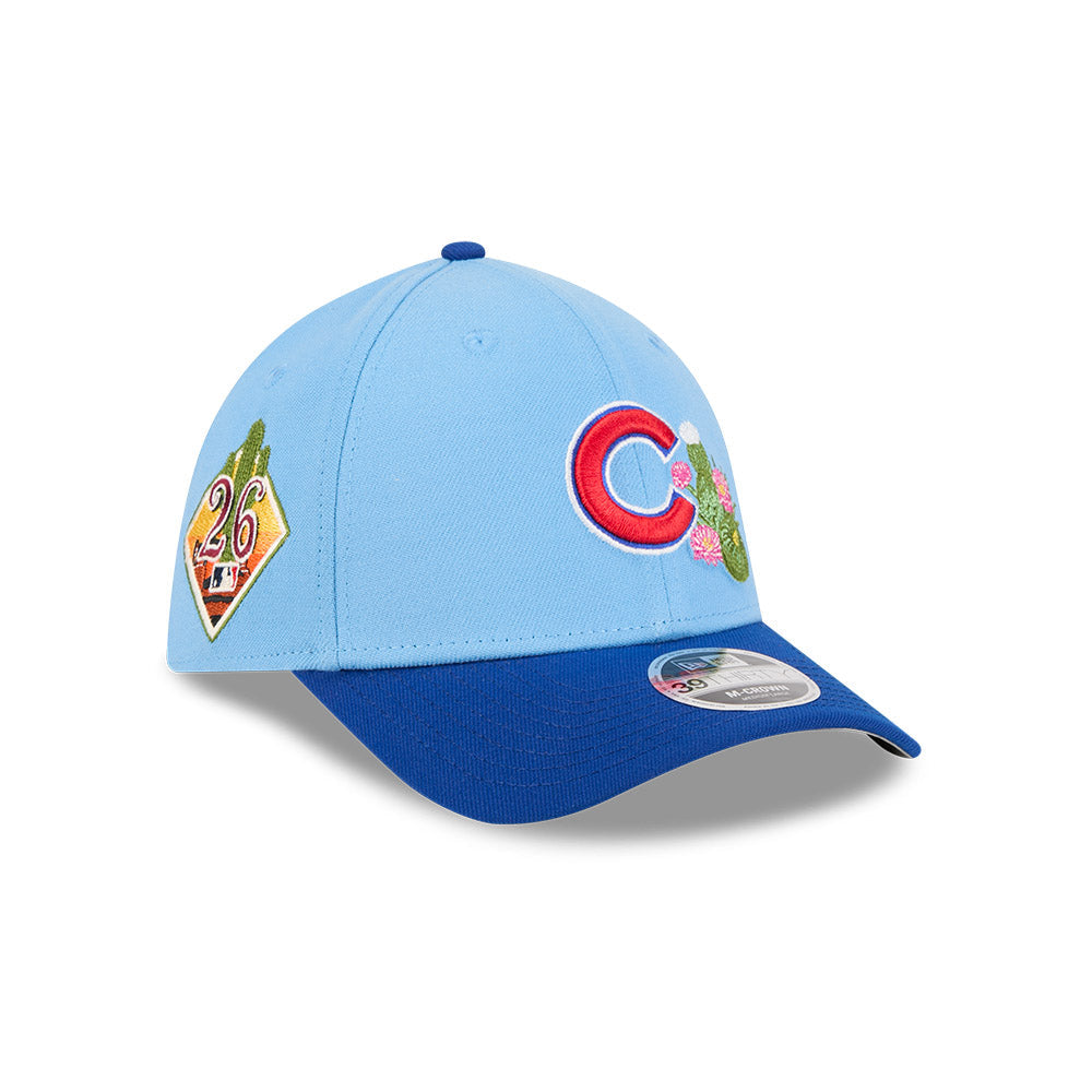 Chicago Cubs Spring Training 2026 New Era 39THIRTY M-Crown On-Field Flex-Fit Hat product image 1, provided for visual