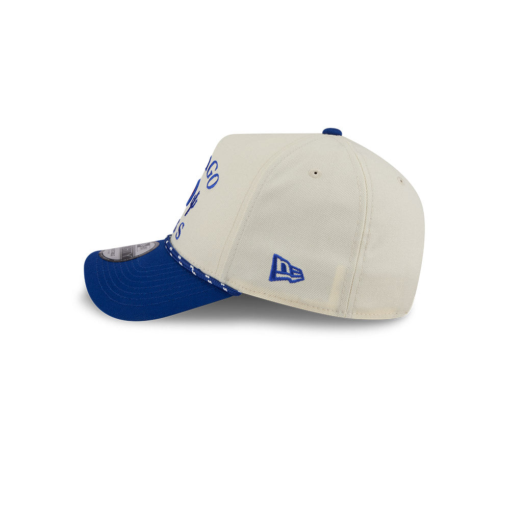 Chicago Cubs Spring Training New ERa 9FORTY A-Frame Beige/Royal Rope Adjustable Hat product image 4, provided for visual