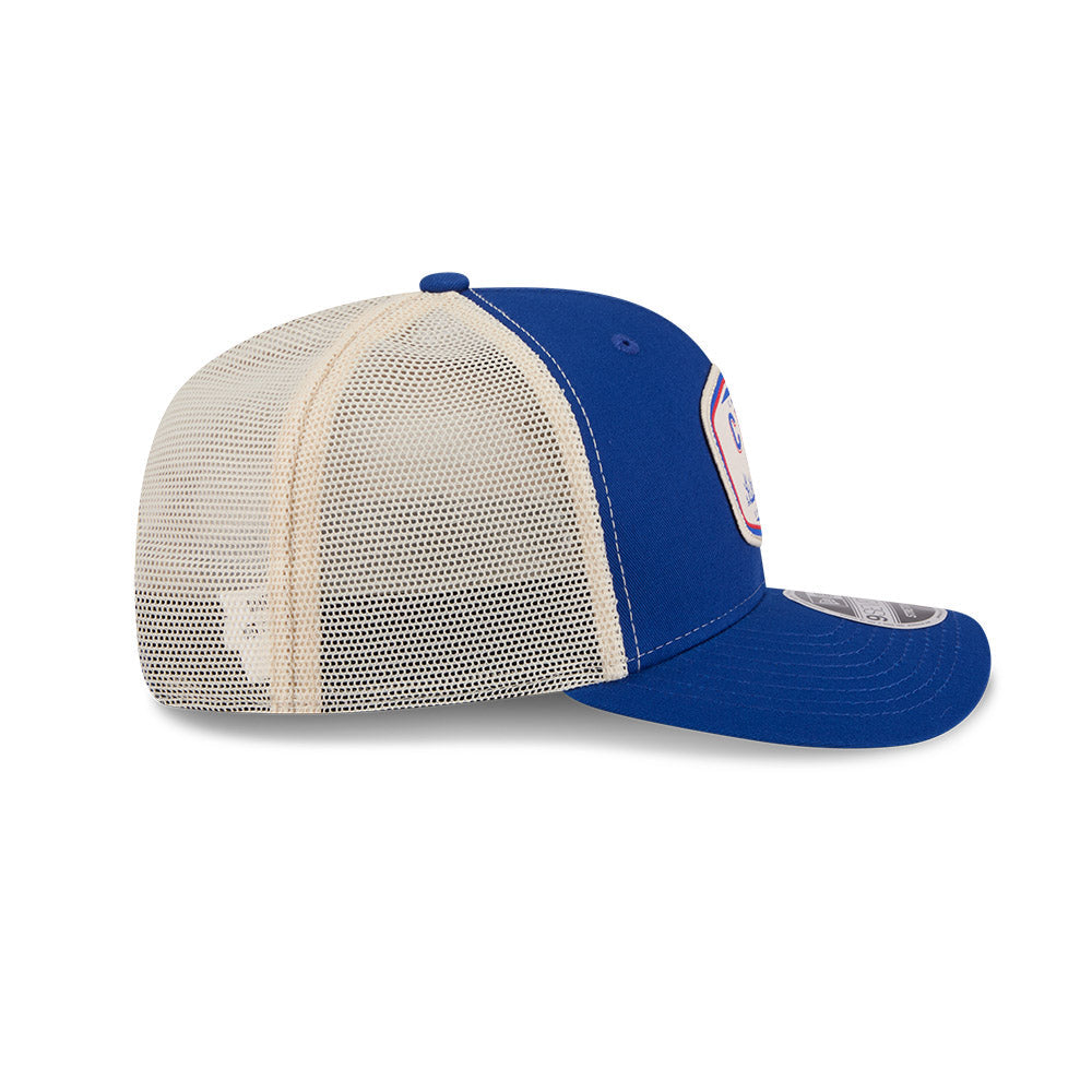Chicago Cubs Spring Training New Era Cream/Royal Patch 9SEVENTY Stretch-Snap Adjustable Hat product image 4, provided for