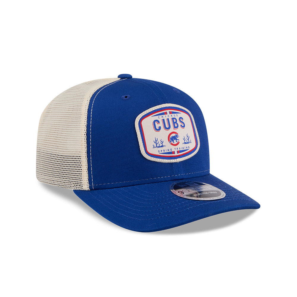 Chicago Cubs Spring Training New Era Cream/Royal Patch 9SEVENTY Stretch-Snap Adjustable Hat product image 1, provided for