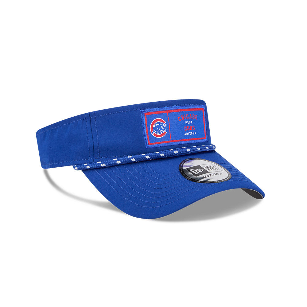 Chicago Cubs Spring Training New Era Royal Rope Adjustable Visor product image 1, provided for visual reference and product
