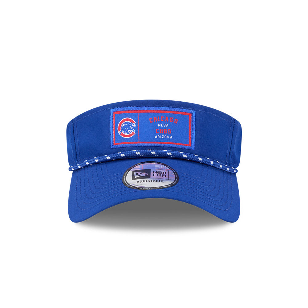 Chicago Cubs Spring Training New Era Royal Rope Adjustable Visor product image 2, provided for visual reference and product