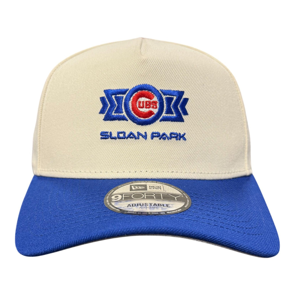 Chicago Cubs Spring Training Sloan Park Chrome/Royal New Era 9FORTY A-Frame Adjustable Hat product image 2, provided for