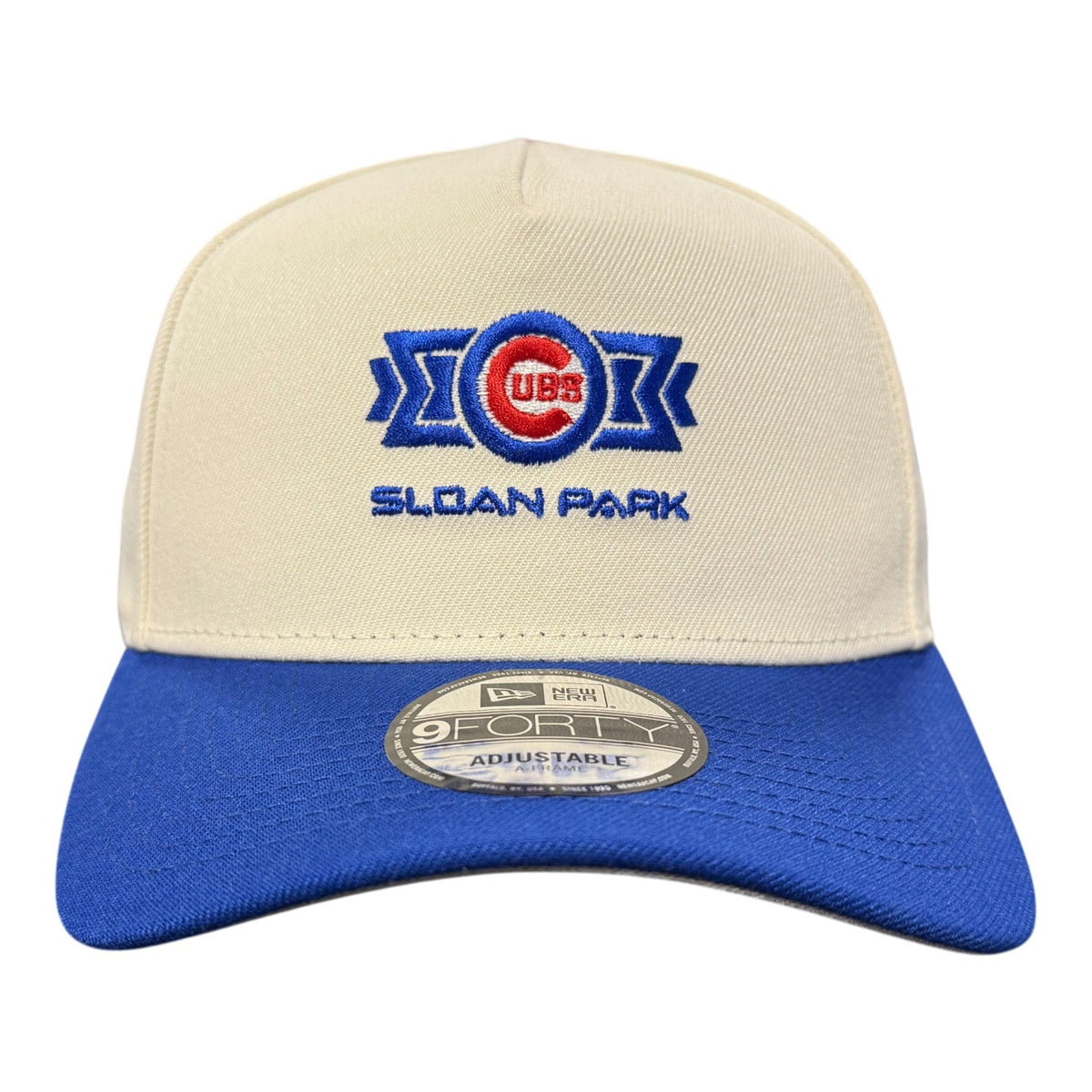 Chicago Cubs Spring Training Sloan Park Chrome/Royal New Era 9FORTY A-Frame Adjustable Hat product image 2, provided for