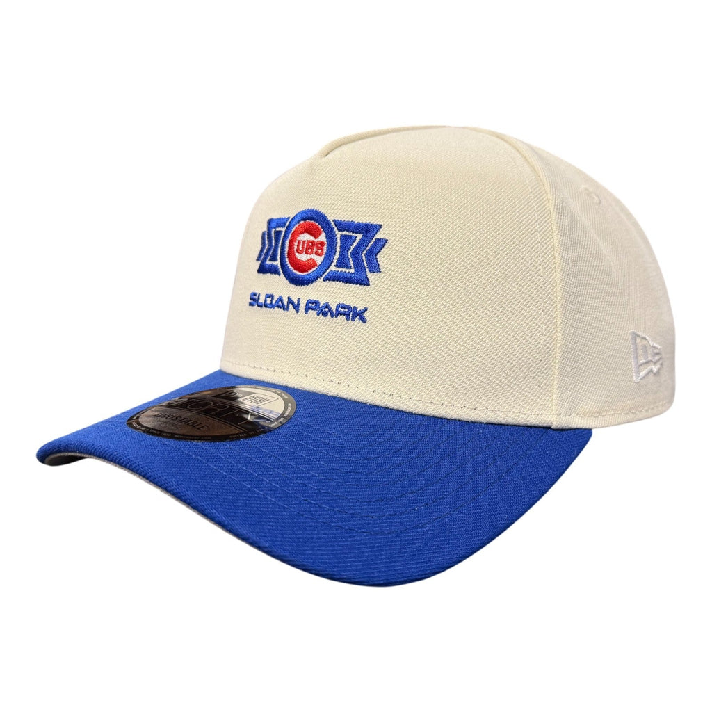 Chicago Cubs Spring Training Sloan Park Chrome/Royal New Era 9FORTY A-Frame Adjustable Hat product image 1, provided for