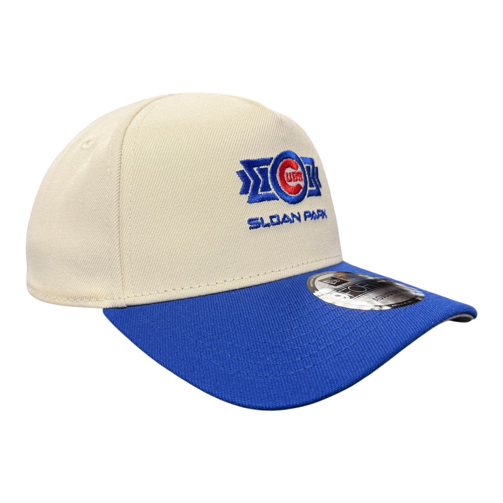 Chicago Cubs Spring Training Sloan Park Chrome/Royal New Era 9FORTY A-Frame Adjustable Hat product image 3, provided for