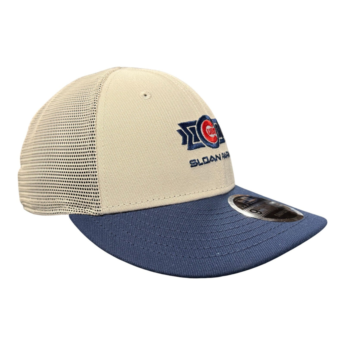 Chicago Cubs Spring Training Sloan Park Stone/Navy New Era Low Profile 950 Adjustable Snapback Hat product image 3, provided
