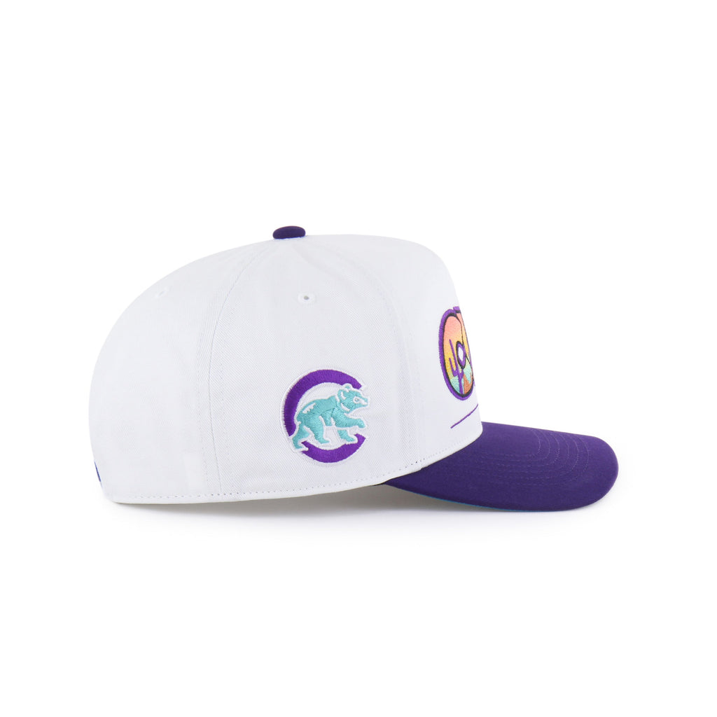 Chicago Cubs Spring Training '47 Mirage White/Purple Hitch Adjustable Hat product image 3, provided for visual reference and