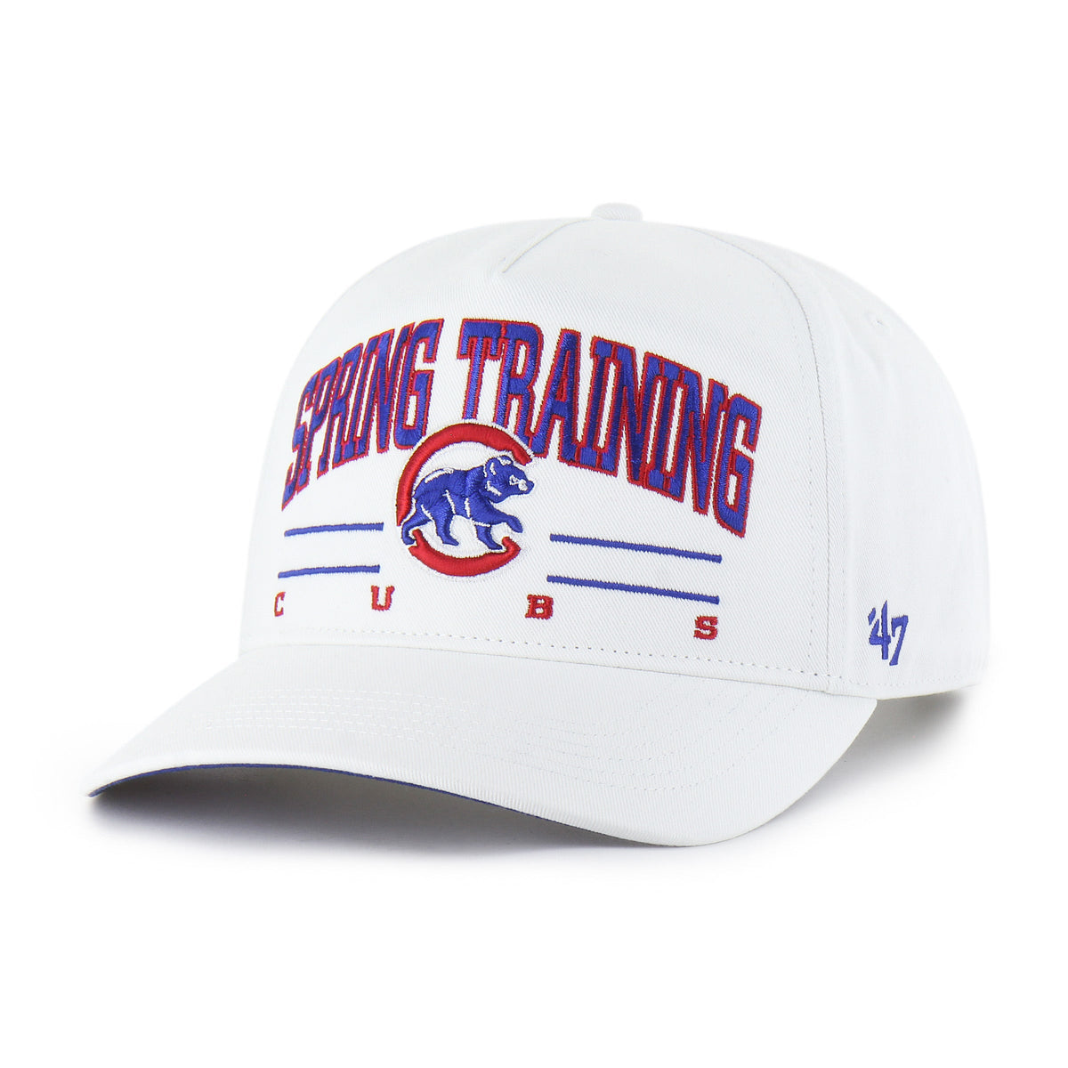 Chicago Cubs Spring Training '47 White Roscoe Hitch Adjustable Hat product image 2, provided for visual reference and