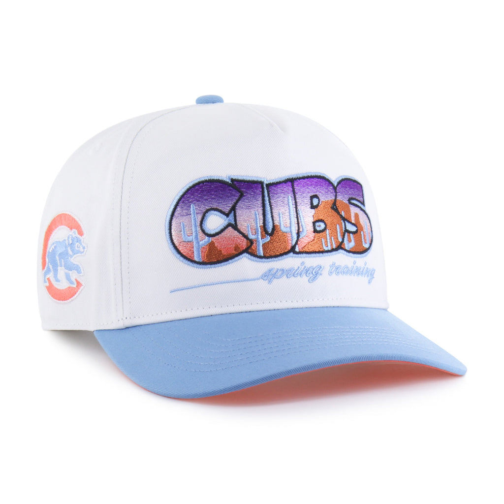 Chicago Cubs Spring Training '47 White/Columbia Blue Mirage Hitch Adjustable Hat product image 1, provided for visual
