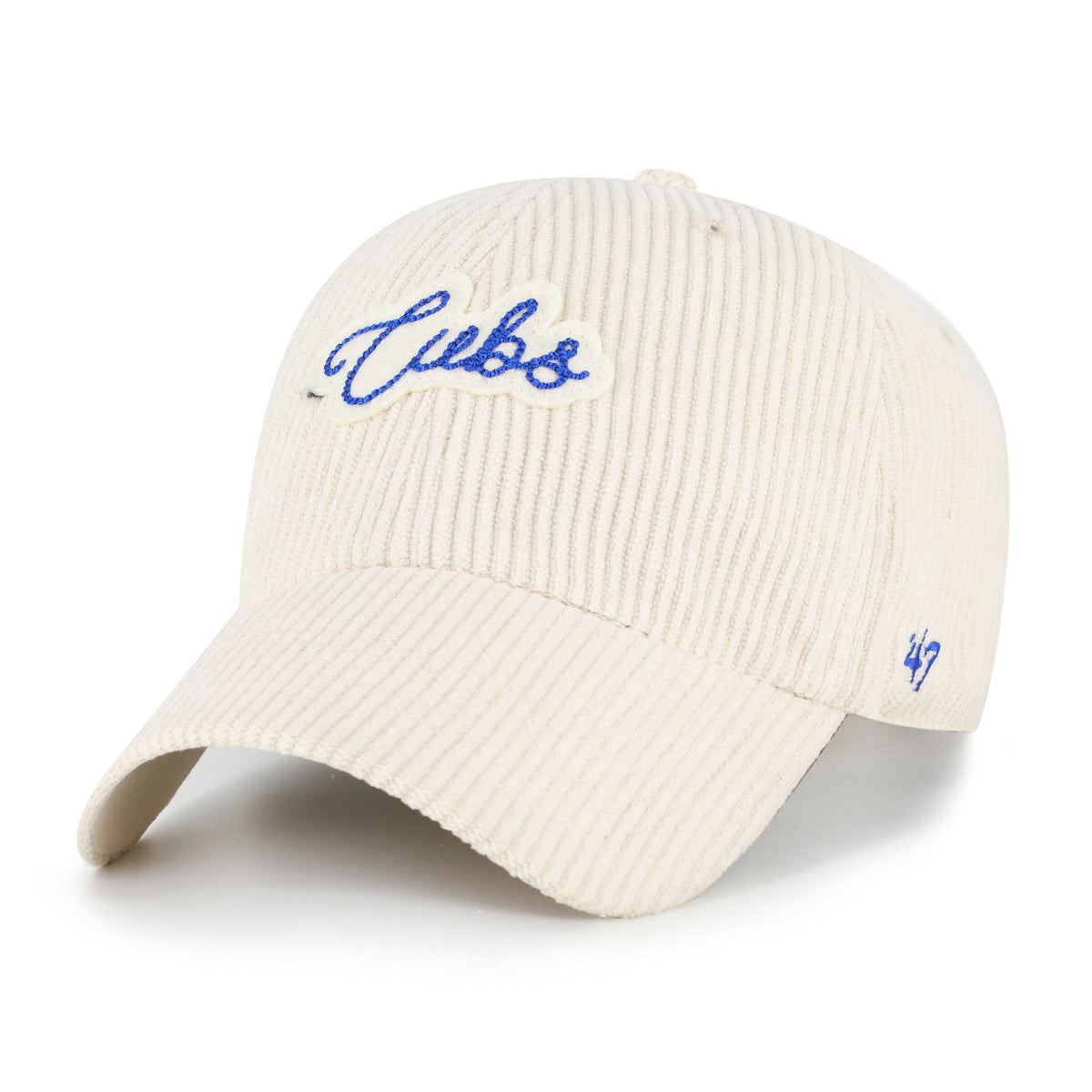 Chicago Cubs Women Natural Rope Script '47 Clean Up Adjustable Hat product image 1, provided for visual reference and