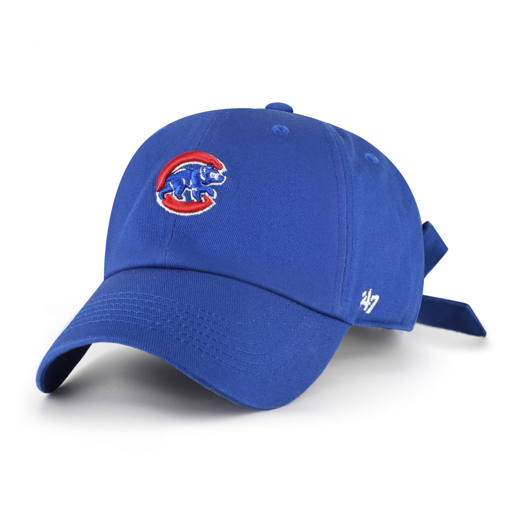 Chicago Cubs Women Royal Bow Back '47 Clean Up Adjustable Hat product image 1, provided for visual reference and product