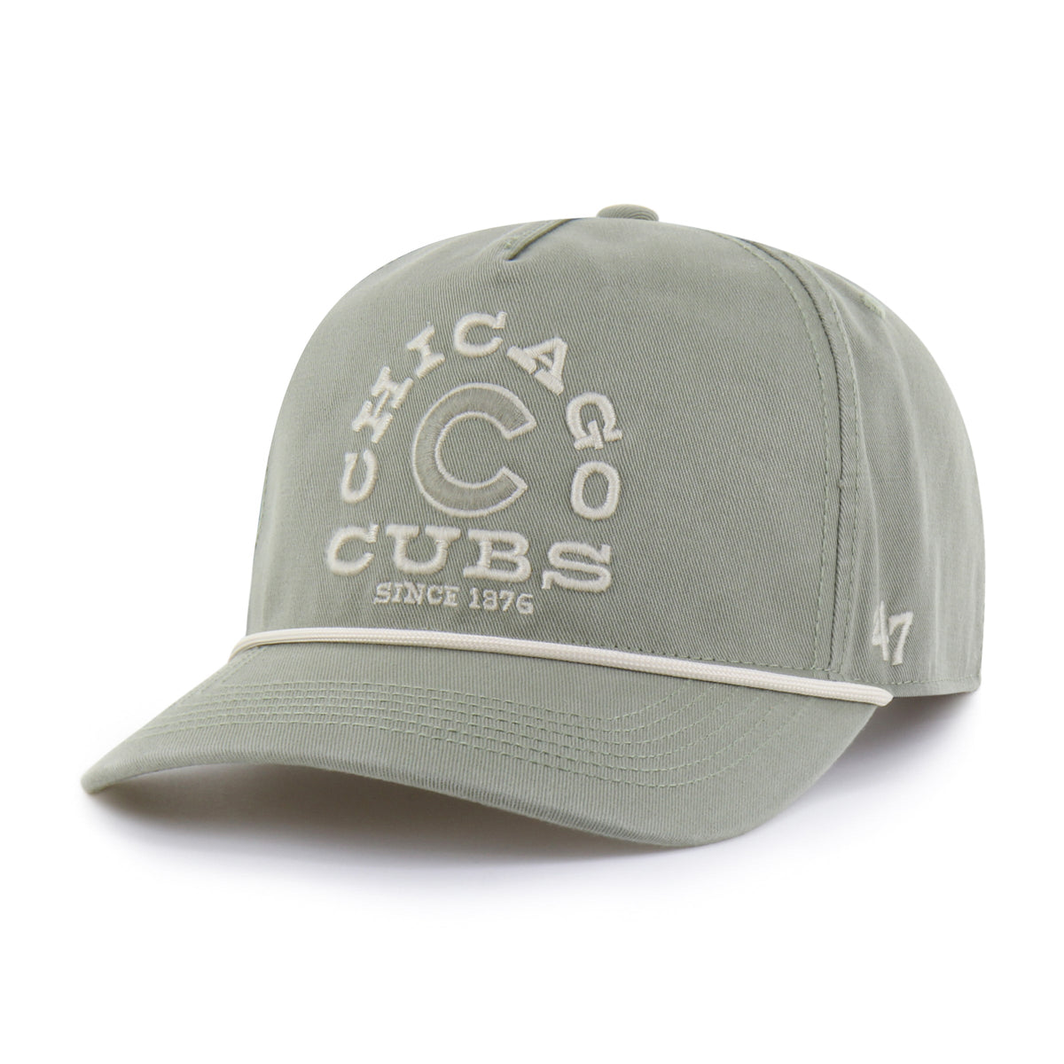 Chicago Cubs '47 Boulder Green Canyon Ranchero Hitch Adjustable Hat product image 1, provided for visual reference and