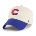 Chicago Cubs '47 Clean Up Natural/Royal Two Toned C Adjustable Hat product image 1, provided for visual reference and