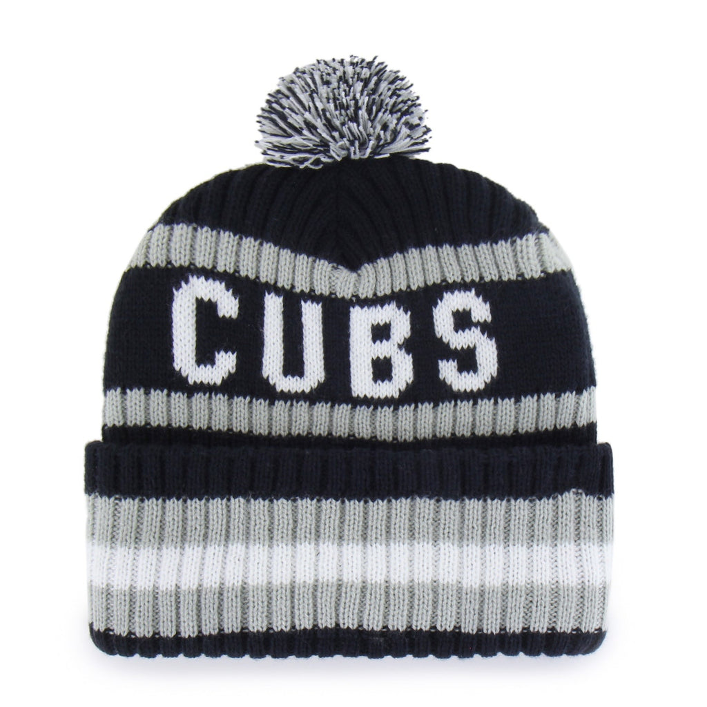 Chicago Cubs '47 Navy 1914 Bering Cuffed Knit Hat product image 2, provided for visual reference and product detail review