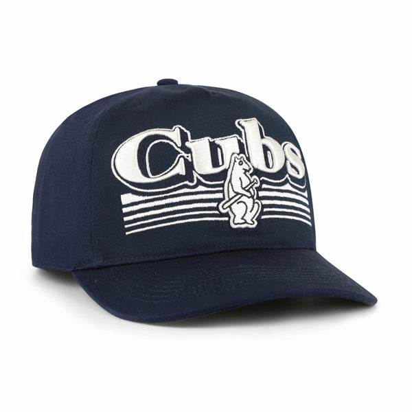 Chicago Cubs '47 Navy Cooperstown Script Fade Hitch Adjustable Hat product image 1, provided for visual reference and