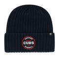 Chicago Cubs '47 Ribbed Snowdrift Navy Cuffed Knit Hat product image 1, provided for visual reference and product detail
