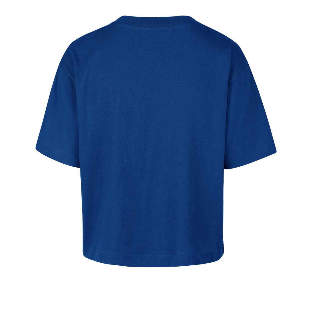 Chicago Cubs '47 Royal Bullseye Women Crop Top product image 3, provided for visual reference and product detail review