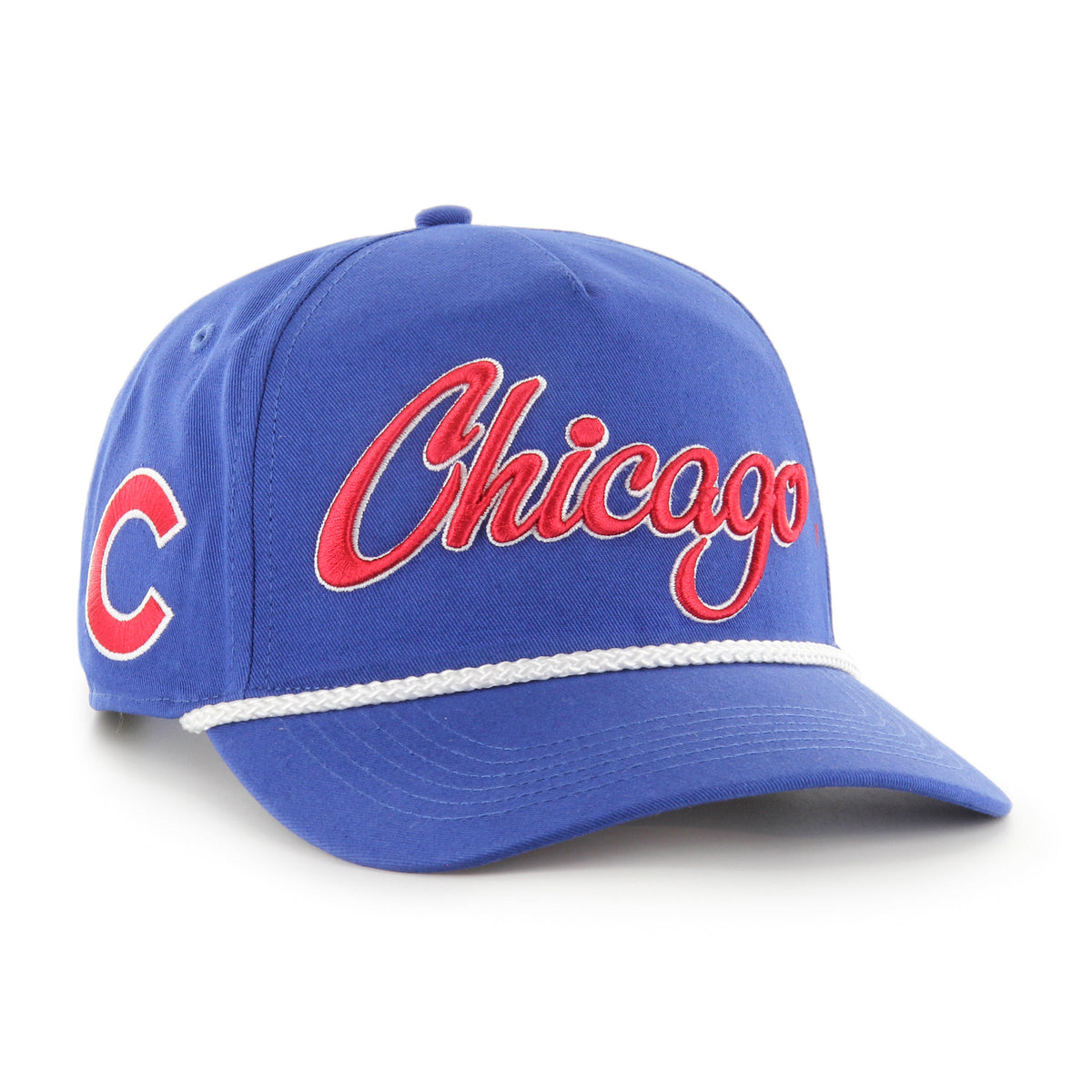 Chicago Cubs '47 Royal Overhand Hitch Adjustable Hat product image 2, provided for visual reference and product detail review